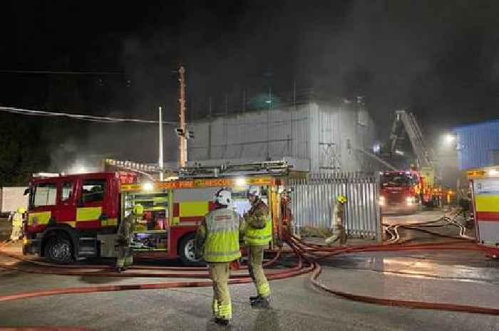 Huge fire breaks out at Southend warehouse as fire crews urge people to keep their windows and doors closed