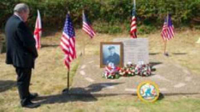 Ceremony remembering WWII US boat sunk off coast