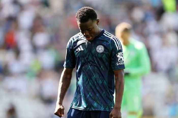 Abdul Fatawu makes request of Leicester City supporters as he questions early leavers