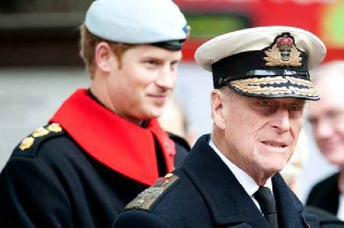 Prince Harry leaves 'secret' tribute to late grandfather Prince Philip