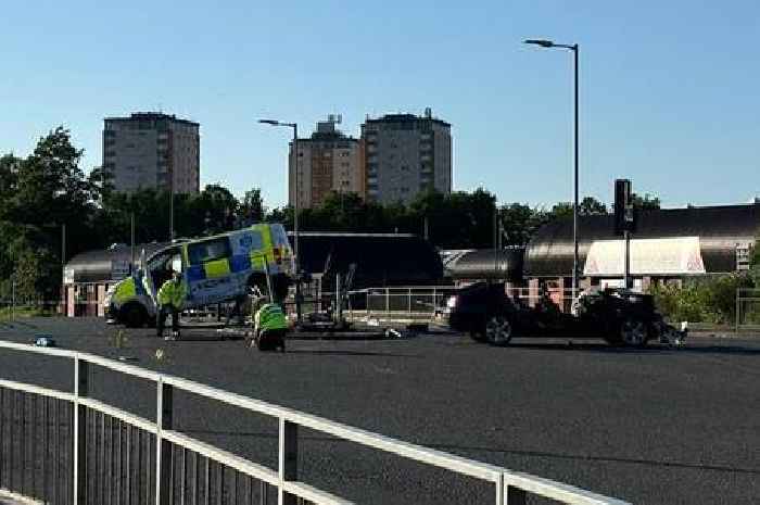Cop to stand trial after police van and car crash leaving man seriously injured