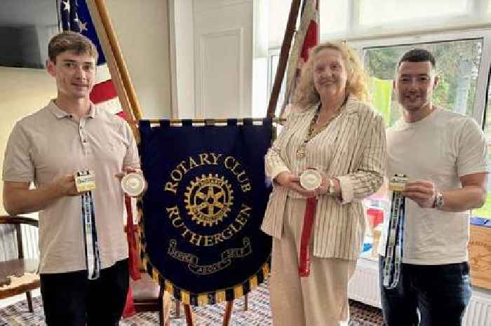 Rotary Club of Rutherglen welcome Olympic curling medallists