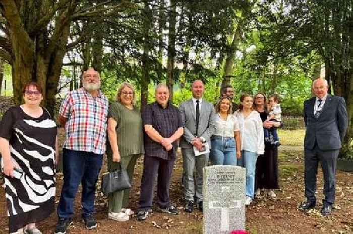 World War One serviceman remembered as rededication service held at Lanarkshire Paupers Cemetery