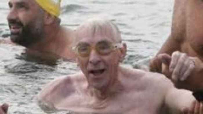 Man, 84, achieves swim medal dream after 70 years