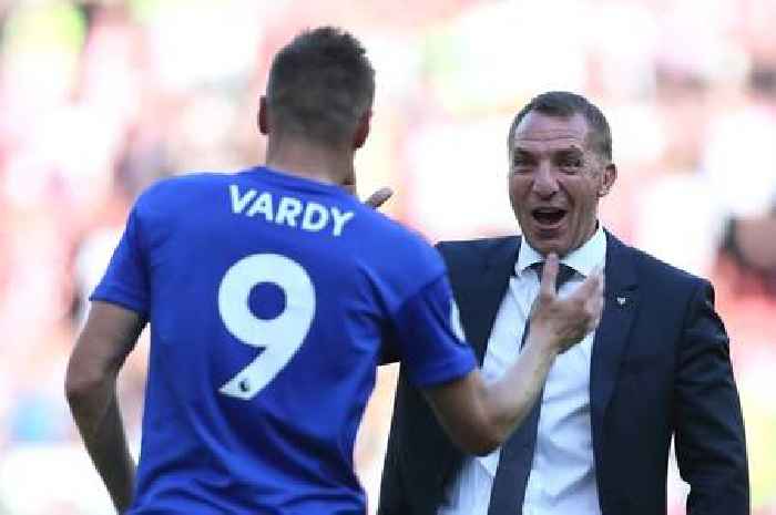 Brendan Rodgers responds to Jamie Vardy to Celtic speculation amid 'heart set' transfer claims