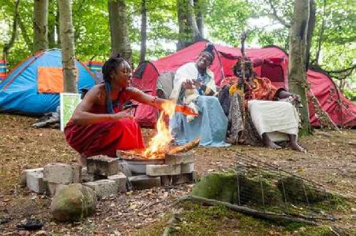 'Lost African tribe' set up home in Scots woodlands as locals left baffled