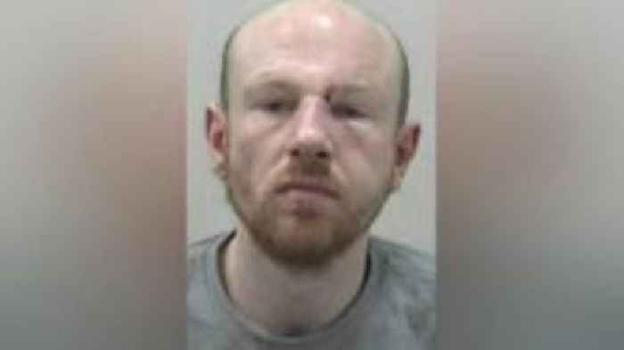 Man smashed windows as he hunted pregnant partner
