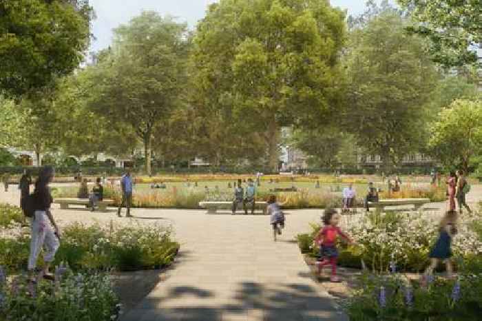 Inside Finsbury Circus Gardens, the City’s biggest green space