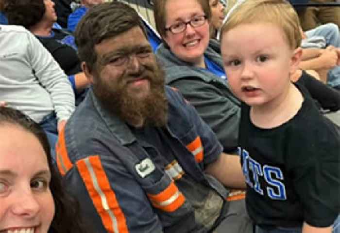 Soot-Covered Coal Miner Who Took His Son to College Basketball Game Gets Labeled As ‘Performative’