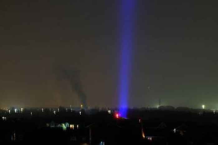 UFO over Retford? No, it was just Network Rail's Flying Banana