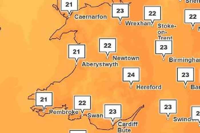 Weather maps show where it will be hottest over bank holiday but a change is coming