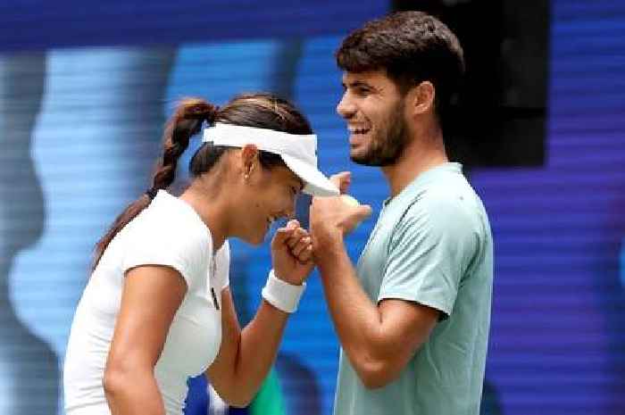 Emma Raducanu and Carlos Alcaraz set tongues wagging at US Open as coach reveals what's really going on