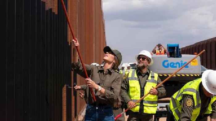 US-Mexico border wall to be painted black, 'to make it even harder to climb'