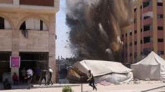 Palestinians flee Gaza City districts as Israel says first stages of offensive have begun