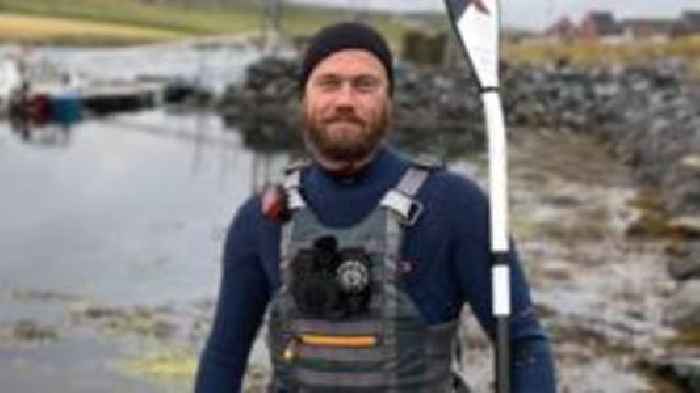 Paddleboarder has food poisoning 'nightmare' during 25 hours at sea