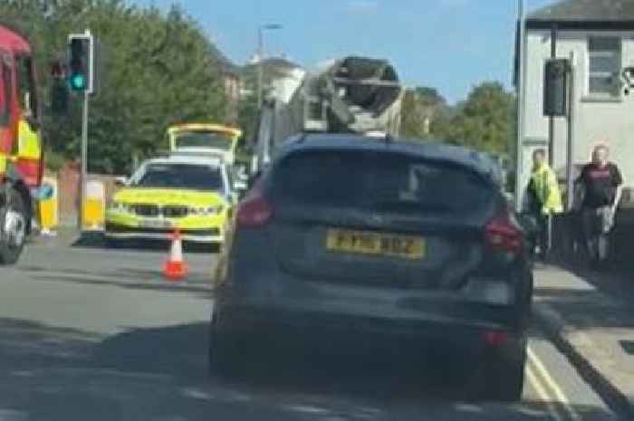 Live: Crash near Waitrose closes main road in Exeter