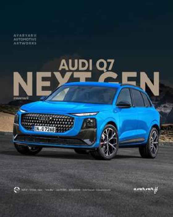 Rendering: All-New 2027 Audi Q7 Rocks the Split Headlights & Tiny Door Handles Like a Boss
