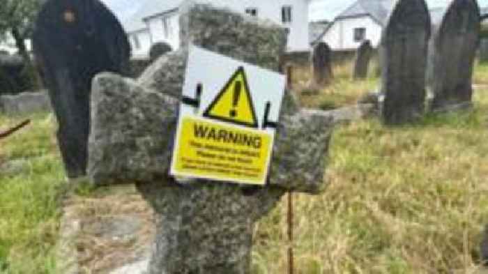Safety audit carried out on church headstones