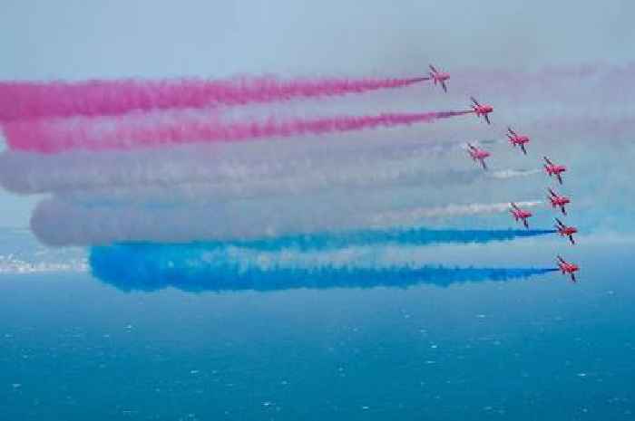 Exact times and locations Red Arrows will fly over Kent this weekend