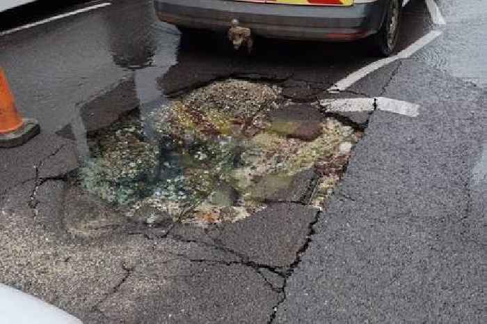 Burst water main fixed but road near hospital remains closed until next week