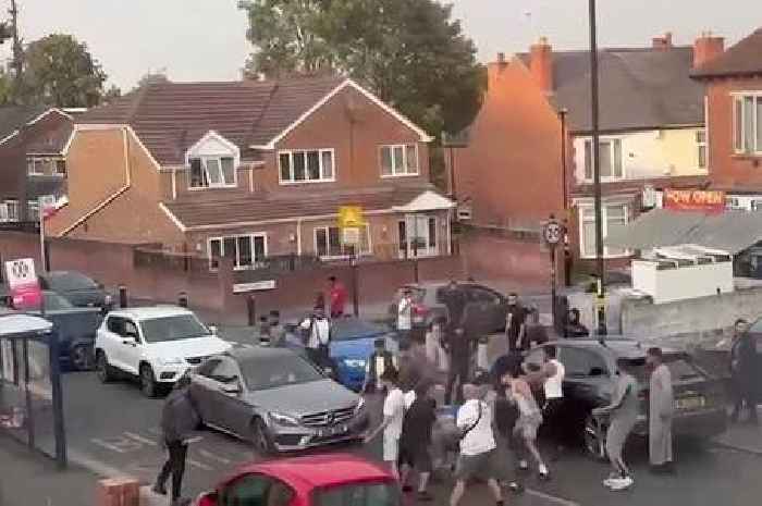 Police statement in full as brutal brawl filmed on Birmingham street