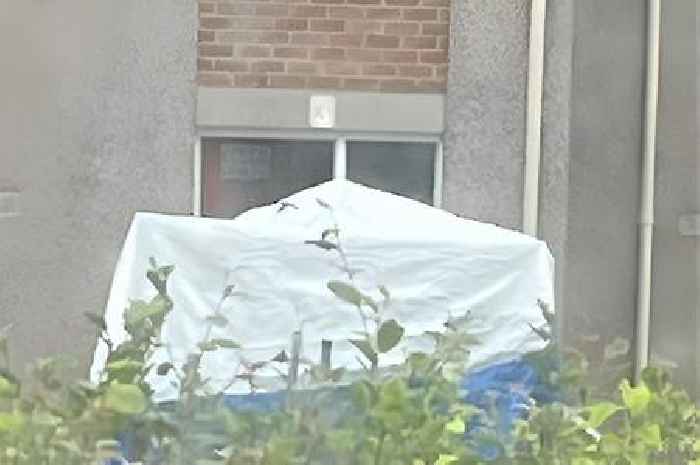Man found dead in Scots town as forensic tent appears at scene of 'unexplained death'
