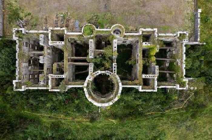 Ruins of 'haunted' centuries-old castle being slowly swallowed by nature
