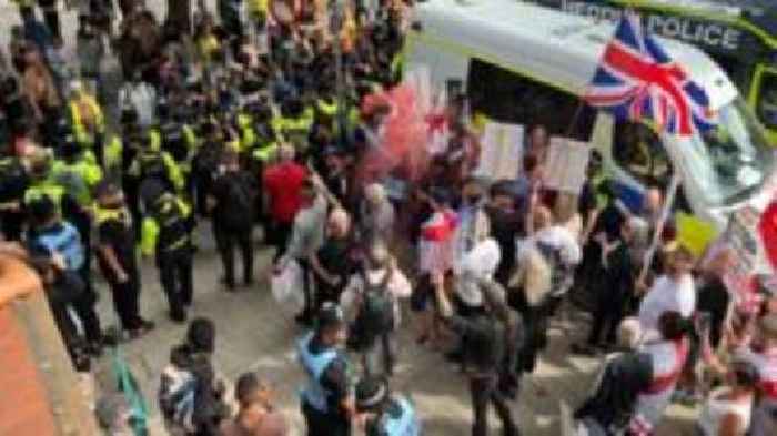 Asylum seeker hotel protests take place in UK