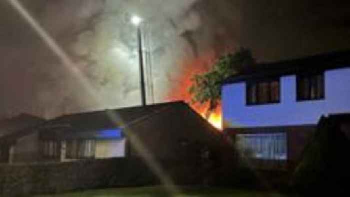 Crews return to fire at former additional needs school