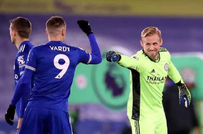 Kasper Schmeichel quizzed on ultimate Leicester City reunion with Celtic-linked Jamie Vardy