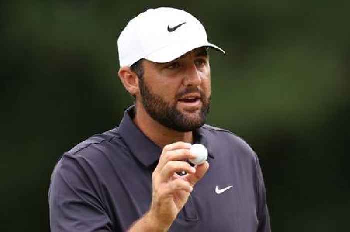 Embarrassing Scottie Scheffler gaffe caught by World No1 after late tee arrival