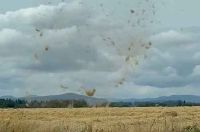 Huge 100m weather phenomenon captured over Scots town leaving locals stunned