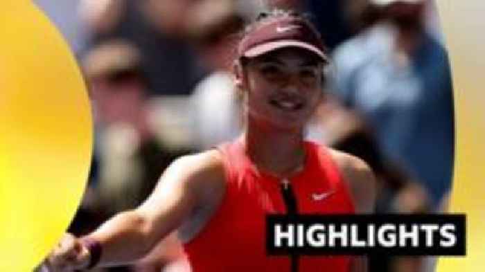 Raducanu earns first win at US Open since 2021 title