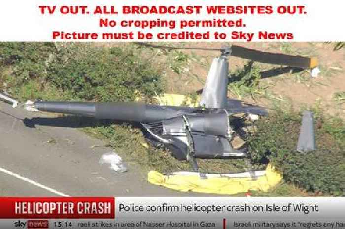 Three dead and one in hospital as helicopter crashes