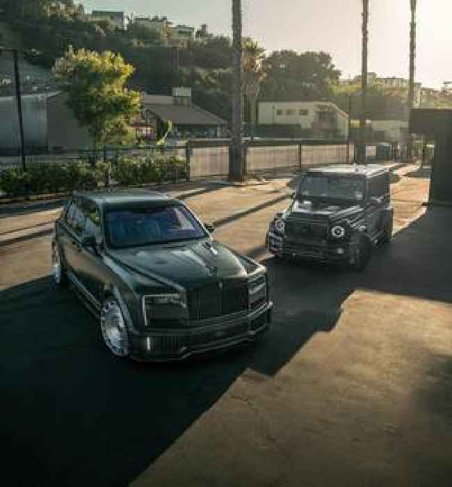 Urban x Platinum Rolls-Royce Cullinan Widebody Isn't Green With Envy on Widetrack AMG G 63