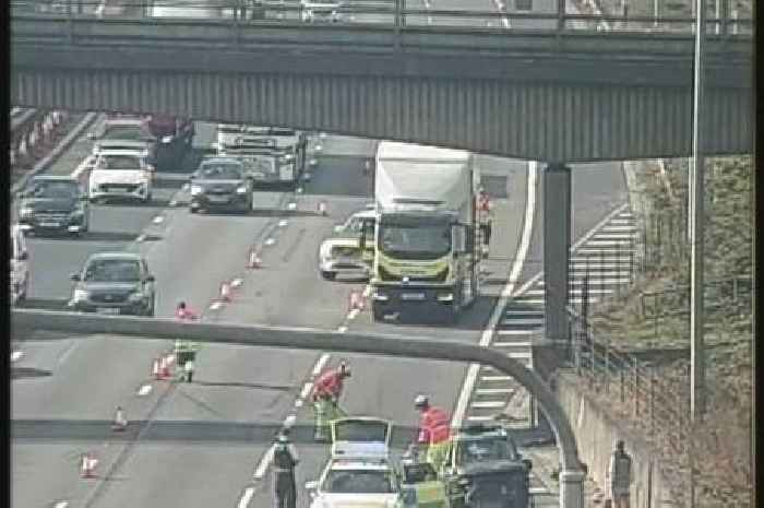 M25 traffic delays near A12 after collision causes four-mile queues