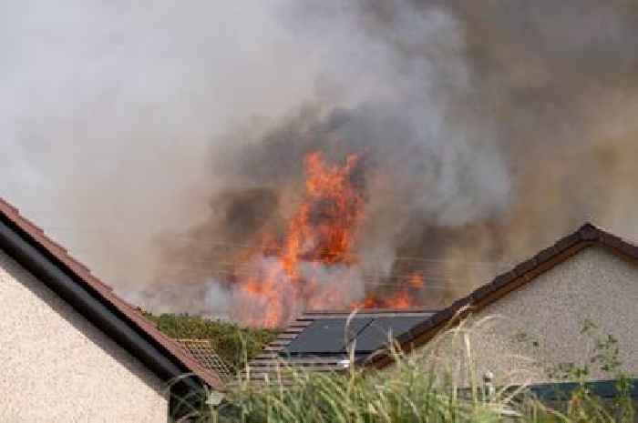 Massive wildfire rages near Scots homes as locals urged to keep windows closed