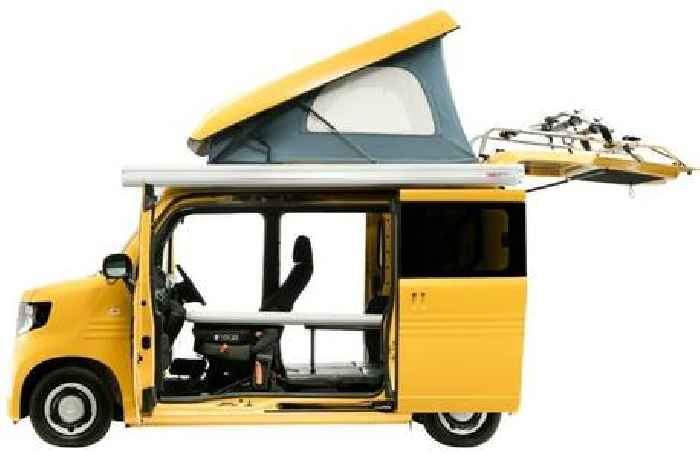 This Honda Kei Car Camper Must Be the Cutest and Most Compact Family-Ready RV in the World