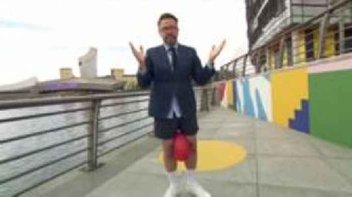 Watch: Balloons, balls and paper clips, did BBC Breakfast set a world record?