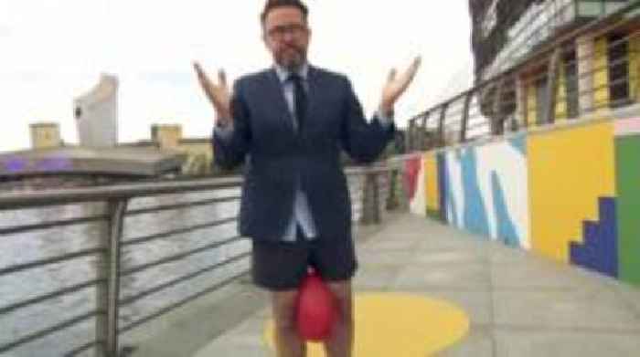 Balloons, balls and paper clips, did BBC Breakfast set a world record?