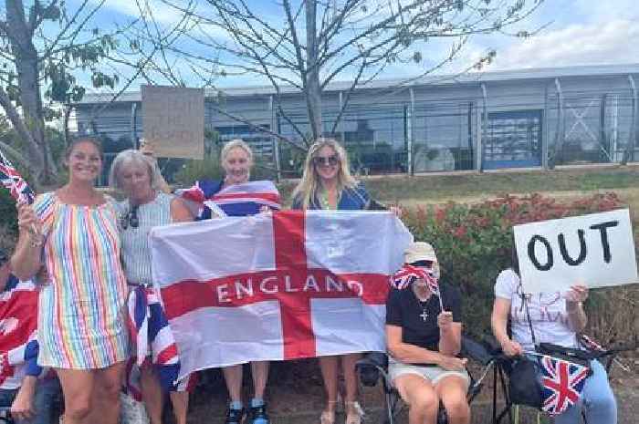 Exeter woman defies call to resign after asylum hotel protest