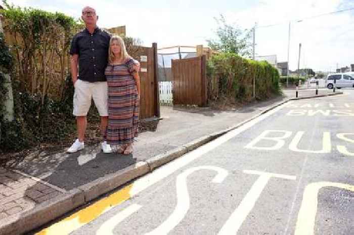 Couple livid after bus stop put right at the end of their drive
