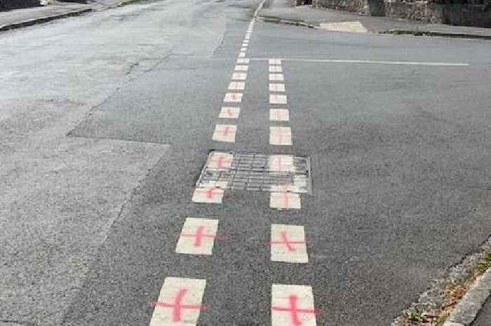 Council urges people to stop painting St George’s Cross over road markings