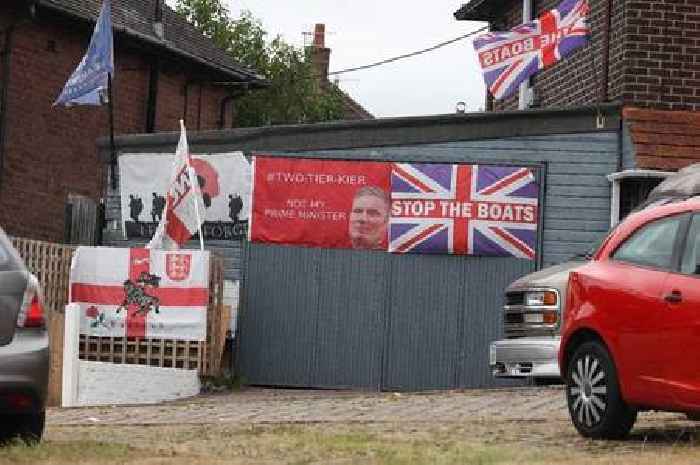 Stoke-on-Trent streets filled with Union Flags and St George's Cross