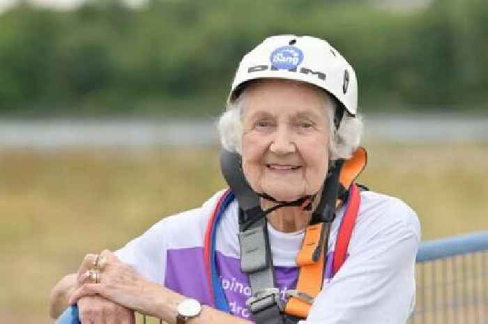 Daredevil pensioner, 93, becomes oldest person to zipline across River Clyde