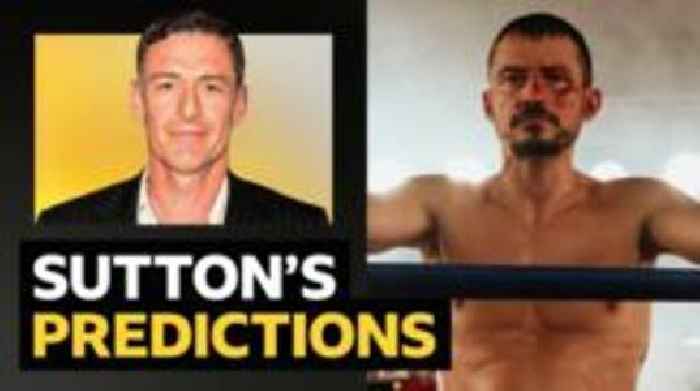 Sutton's predictions v The Cut star Orlando Bloom and AI