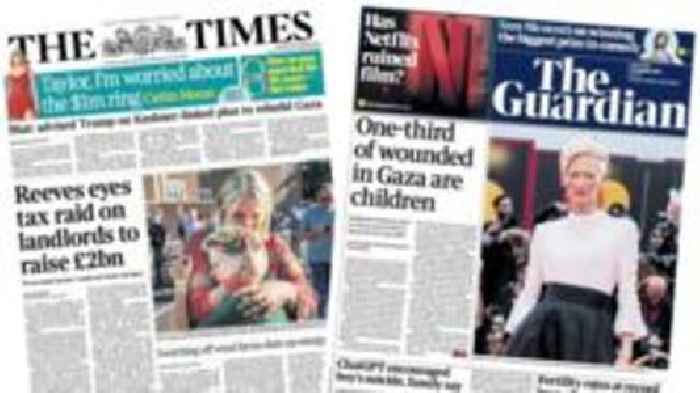 The Papers: 'Shooting terror' and 'one third of Gaza wounded are children'