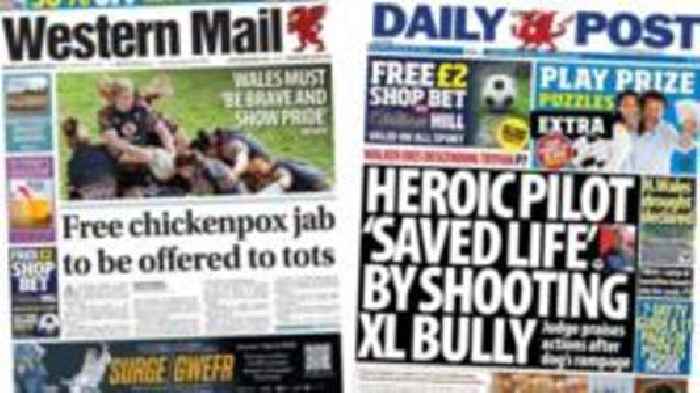 Heroic pilot and kids offered chickenpox jab