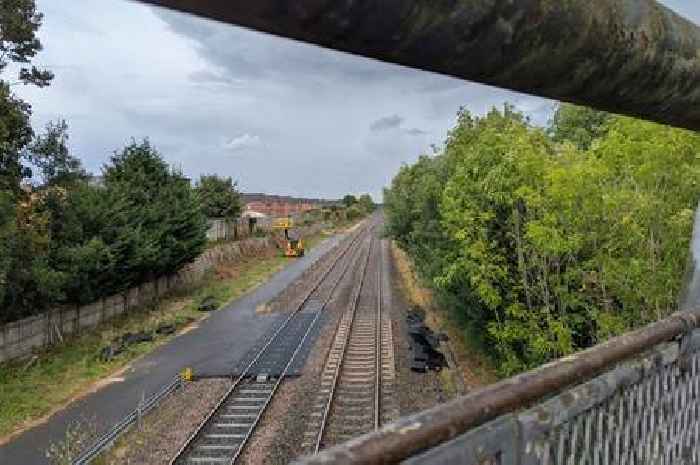 Fears voiced as children seen playing on Derby train track