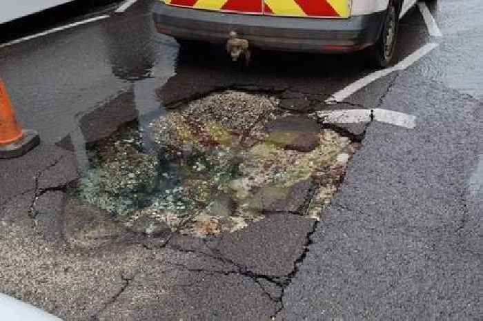 Road to remain closed after burst water main caused ‘significant damage’